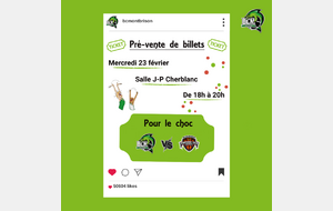 🏀 Pré-vente 🏀